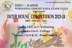 Inter House Colouring, Collage and Pencil Drawing Competition 05 July 2023 Inter House Colouring, Collage and Pencil Drawing Competition 05 July 2023