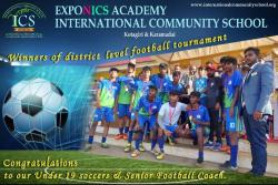 Winners of district level football tournament Winners of district level football tournament