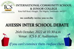 Inter School Debate Inter School Debate